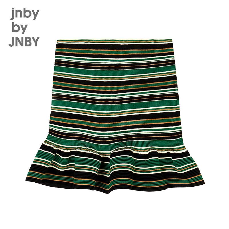 JNBY Girls' Spring Stripe Waist Skirt