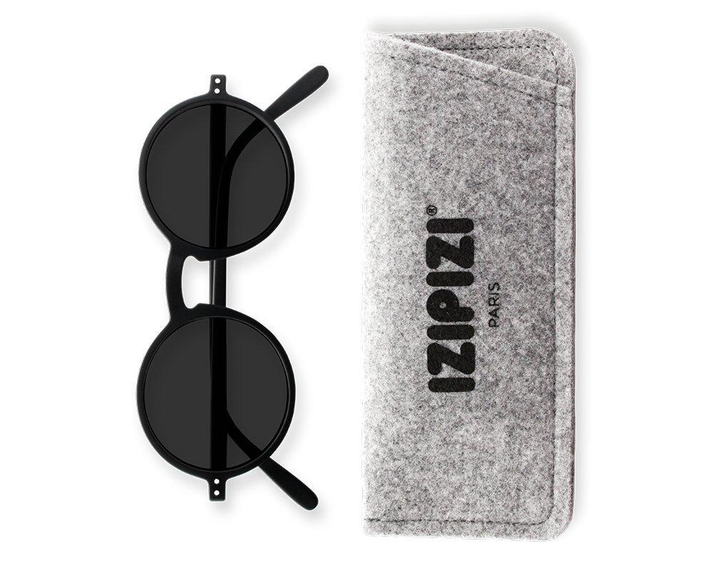 [IZIPIZI] Sunglasses #G Round (Tortoise/Gray)