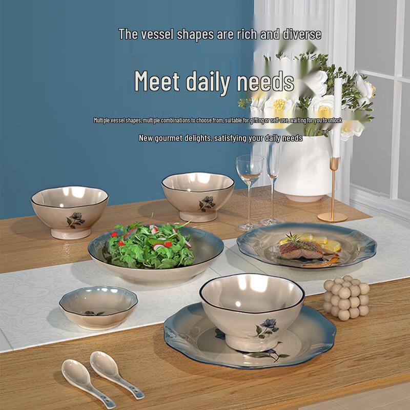 

KOBACH Blue Impression 18-Piece Ceramic Tableware Set