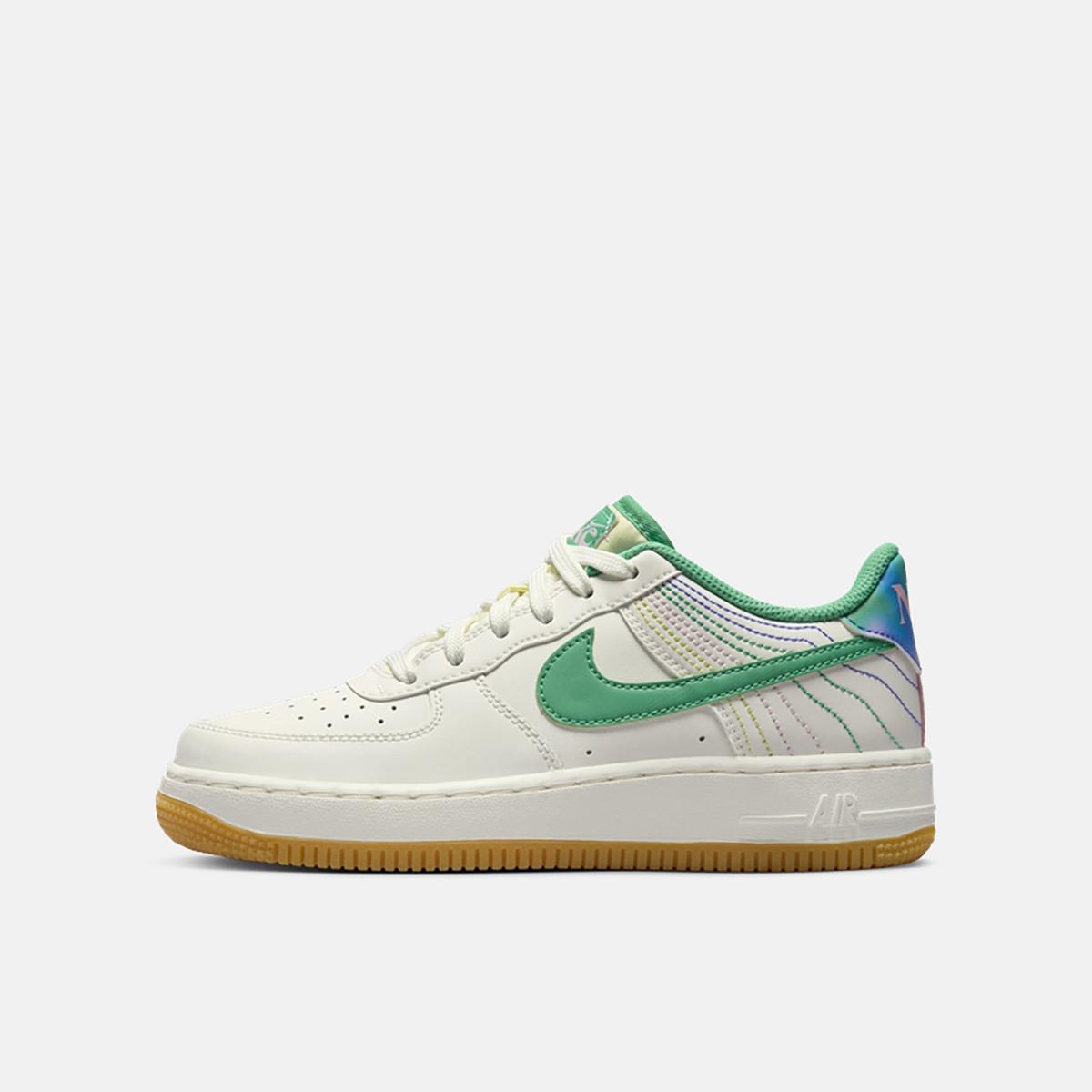 

Nike Кроссовки детские кожаные ретро низкие Air Force 1 Кроссовки детские Белый Розовый Голубой FI7540-100100