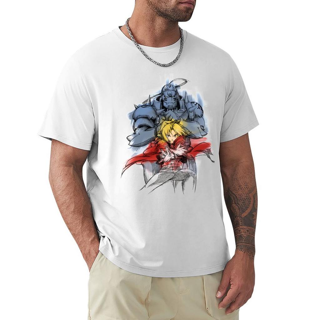Sketchy Full Metal Alchemist TShirt blacks sports fans oversized t shirt plus size tops mens vintage t shirts