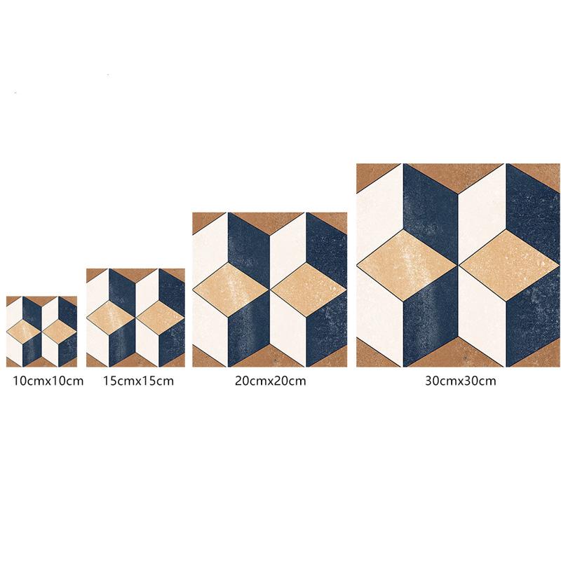 

10 шт./компл., имитация цветов, матовая плитка, наклейки на стену, кухонные обои, противоскользящие, противообрастающие, наклейки на стену, украшение дома 10X10cmX10PCS