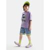 [Monster Series] MQD Children's Clothing Boy's Short-Sleeved T-shirt 24 Summer New Arrival Kids Tops Girl Baby Summer Clothing
