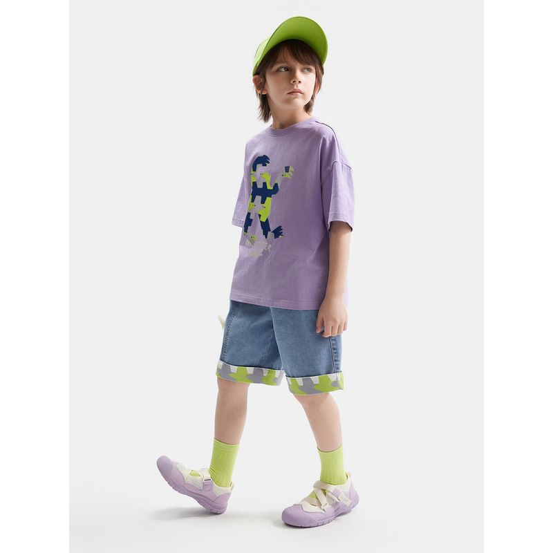 [Monster Series] MQD Children's Clothing Boy's Short-Sleeved T-shirt 24 Summer New Arrival Kids Tops Girl Baby Summer Clothing