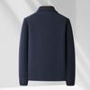 Fleece Clothes Autumn and Winter Fleece Cardigan Sports Jacket Casual Fattened Large Size Thickened Men's Cotton Fleece Jacket
