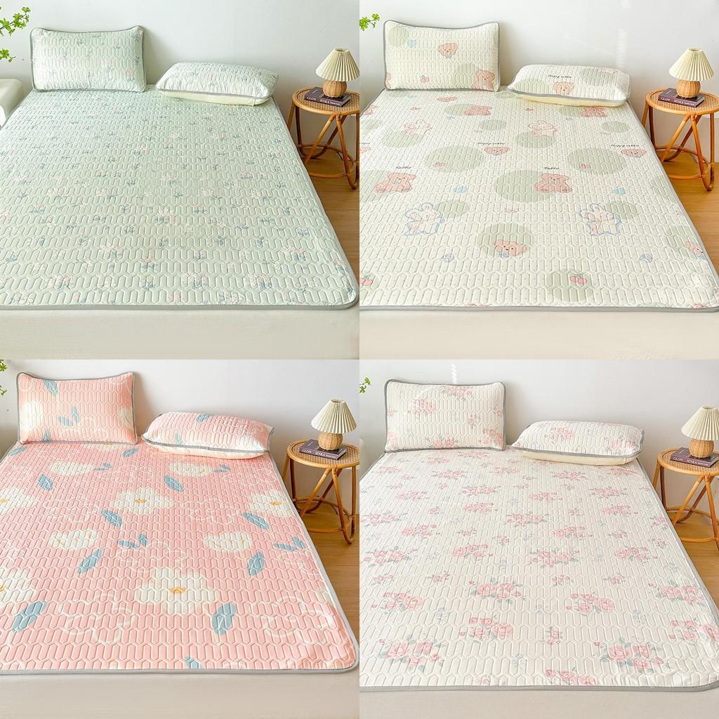 Bear Dog Butterfly Flower Pattern Latex Summer Sleeping Mat Set Gift Bedding