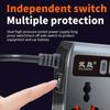 Cargador Inversor de Coche Multifunción 12V/24V a 220V Adaptador de Enchufe de Coche Carga Rápida QC3.0 con 6 Puertos USB Cargador Automotriz para Auto Camioneta SUV RV