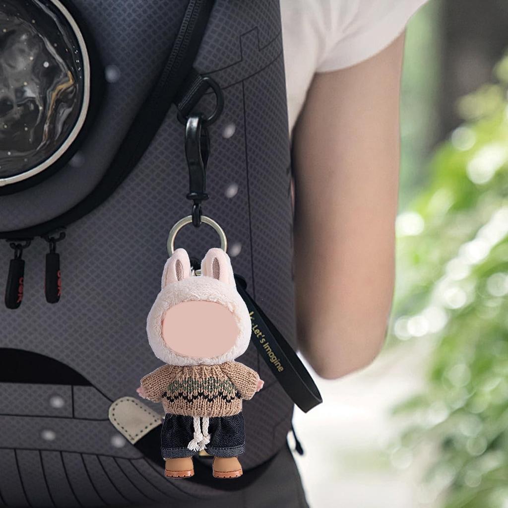 Ruokey Plush Clothes, Outfit Only, 15cm17cm Plush Doll Clothes, Doll Clothes, Plush Doll Dress-Up, Cute Costume, DIY Accessories, Doll Suit,