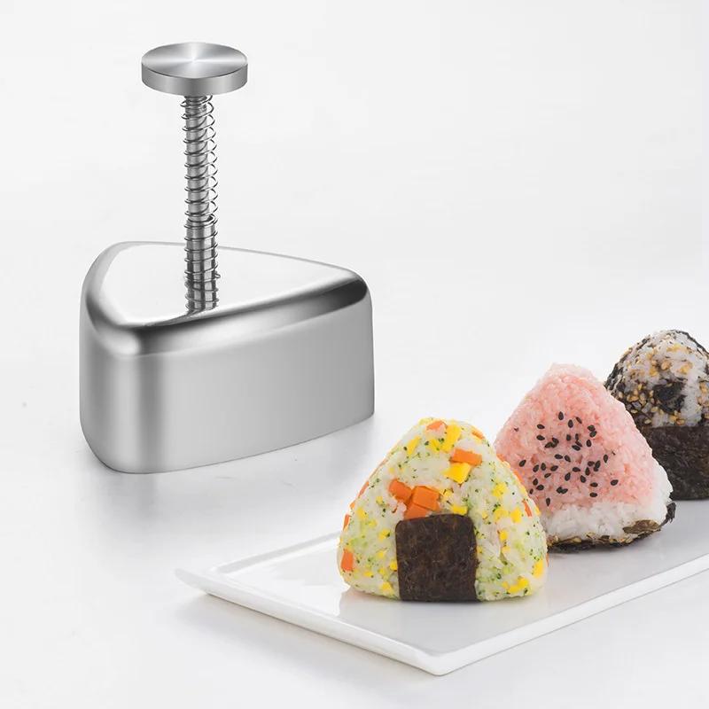 Stainless Steel Triangle Heart-shaped Rice Ball Mold Bento Tool Sushi Molds Sushi Maker Press Maker Bento Gadget Kitchen Tool