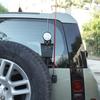 BCC1 For Land Rover Defender 90 110 130 2020-2025 Stainless Steel Black Car Tailgate Flag Pole & Antenna Bracket Car Accessories