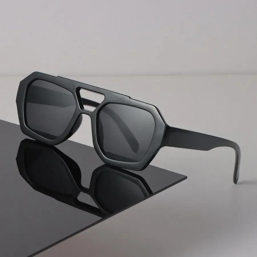 

Vintage Square Sunglasses Women Men Retro Casual Fashion Black Clear Sun Glasses Female Eyewear Other