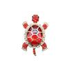 Sparkling Turtle Brooch Pin with Rhinestones, European Brooch for Women - Elegant Coat and Scarf Pin