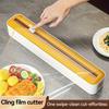 1pc Heavy-Duty Dual-Function Plastic Wrap Cutter & Kitchen Sealer - Built-in Cutter Edge, Compatible with Plastic Wrap, Aluminum Foil, Parchment