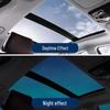 Black Crystal TPU Sunroof Ice Armor: Sun Protection & Heat Insulation Car Window Film with Explosion-proof Sunshade.