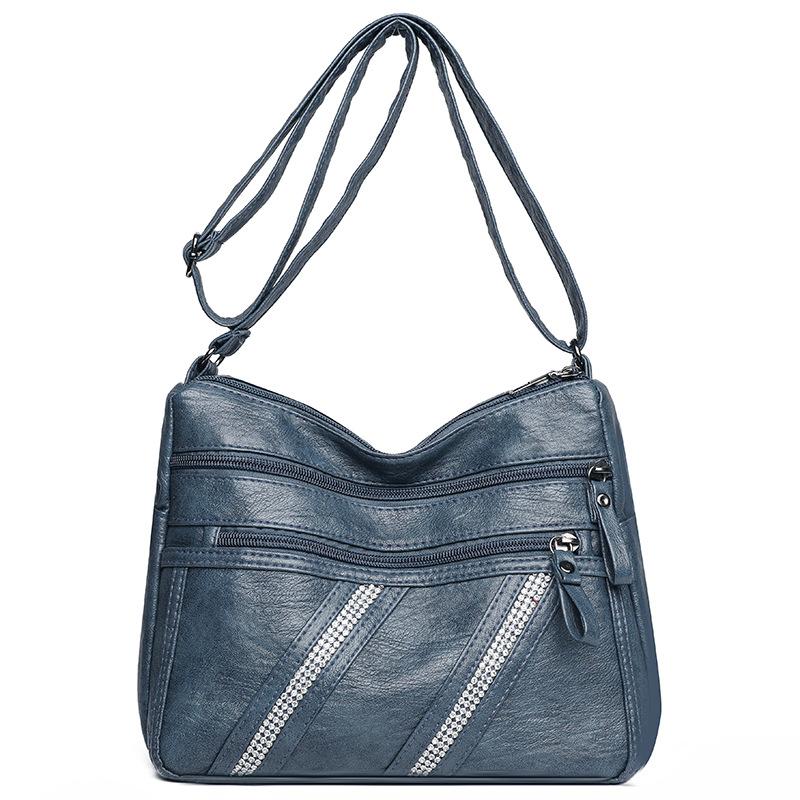 Crossbody Bag Women's Bag Retro Multi-layer Shoulder Small Square Bag