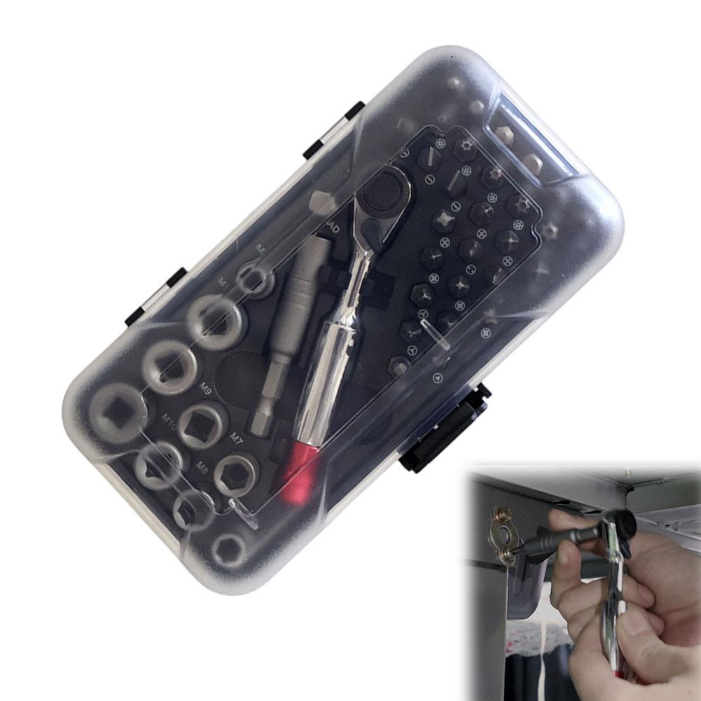 

40 in 1 Ratchet Labor-Saving S2 Screwdriver Set Bicycle Repair Socket Set Household Appliance Disassembly and Repair Tool