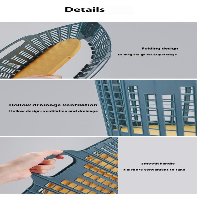 Foldable Laundry Hamper Portable Dirty Clothes Organizer Durable Laundry Basket For Home Bathroom