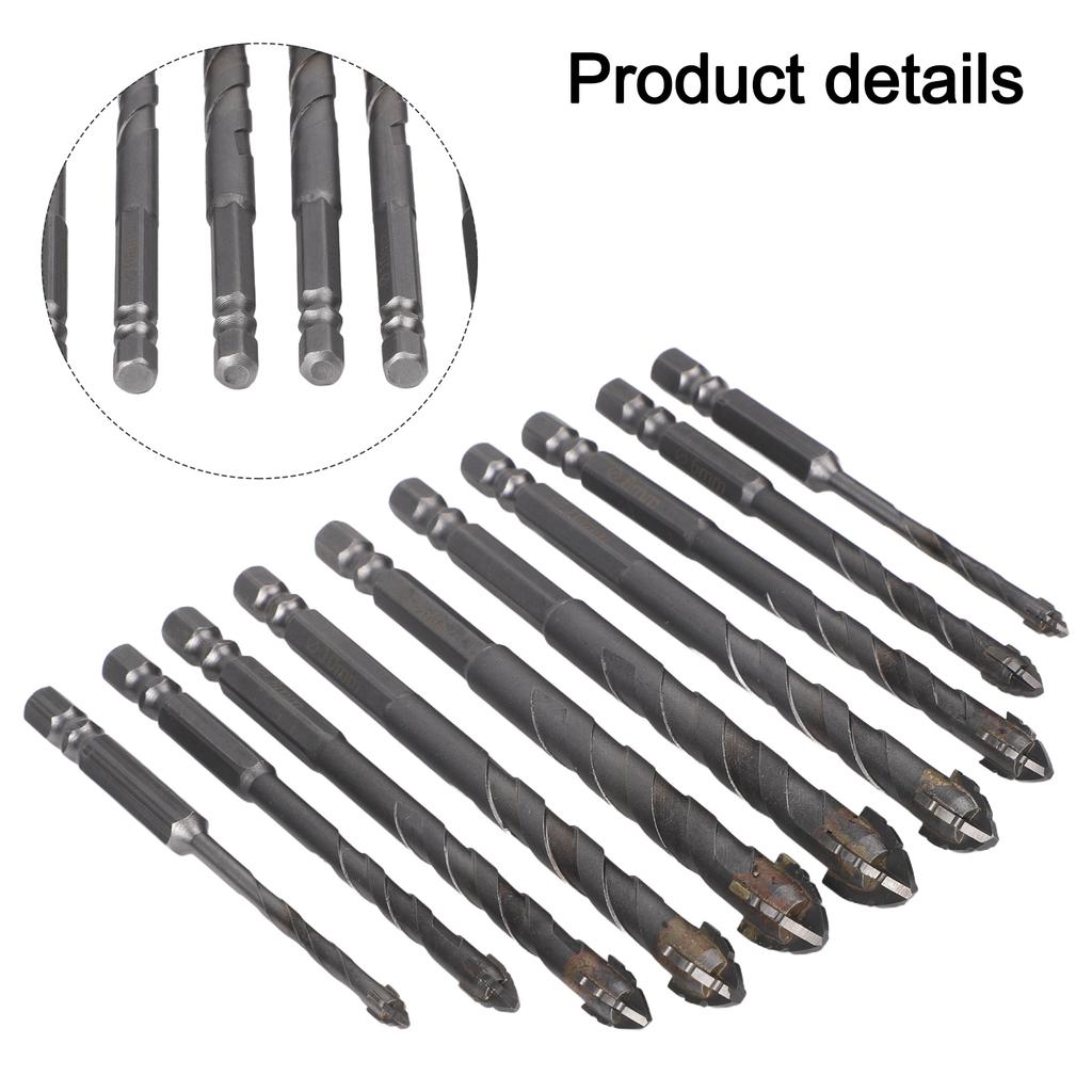 Multi Size Drill Set Eccentric Drill Bit For Home Renovation 10 Mm Drilling Tools For DIY Enthusiasts Milling Cutter