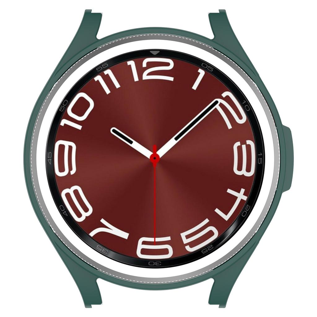 Smartwatch-Stoßstangenabdeckung für Uhr 6Classic 43 mm/47 mm Schutzhülle Halbabdeckung Gehäuseschale Armbanduhrenzubehör