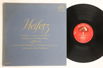 LP Record JASCHA HEIFETZ, WILLIAM WALTON, PHI - Walton Concerto For Violin And Orch LM2740 RCA VICTOR RED  1964 US Classical Used