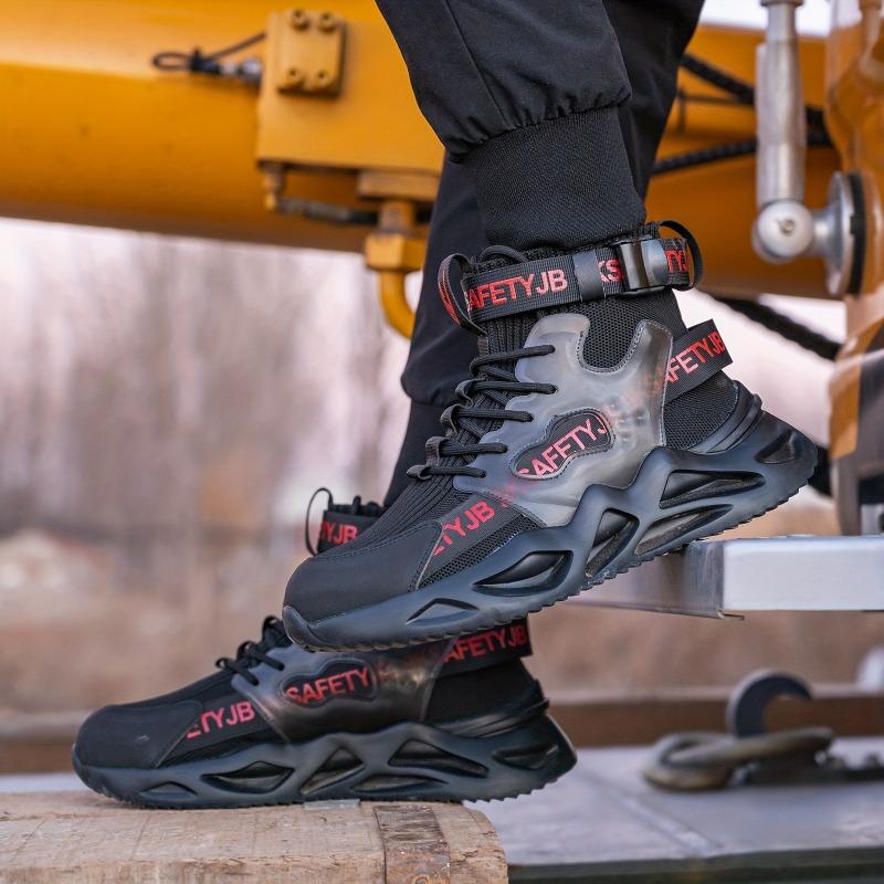 Unisex Steel Toe Boots Lightweight Comfortable Safety Work Shoes