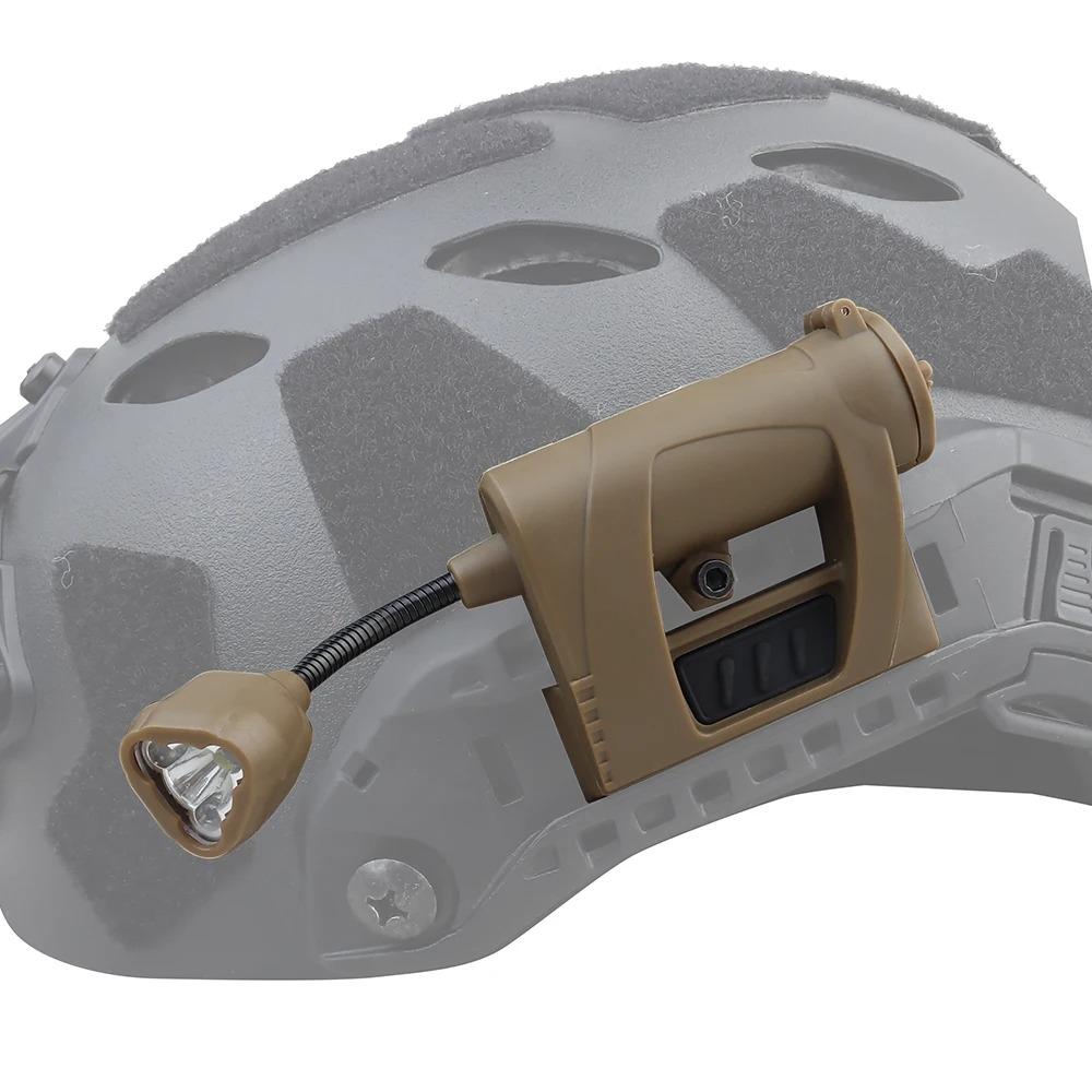 NEW Tactical Helmet Light 3 Modes LED Flashlight Outdoor Night Lighting For Laser Hunting Military Cycling Fishing Helmet Lamp