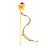 Christmas Cat Teaser Wand Interactive Toy Cartoon Apples Christmas Tree Star Gingerbread Man Plush Rod for Cats Safe Material Pet Supplies