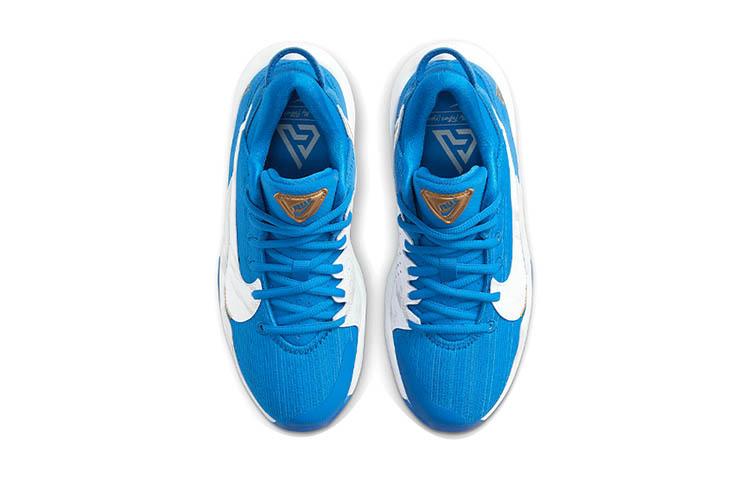Nike Freak 2 'Signal Blue' Game Ready Low Top Basketball Shoes White Blue Teenagers CZ4177-408