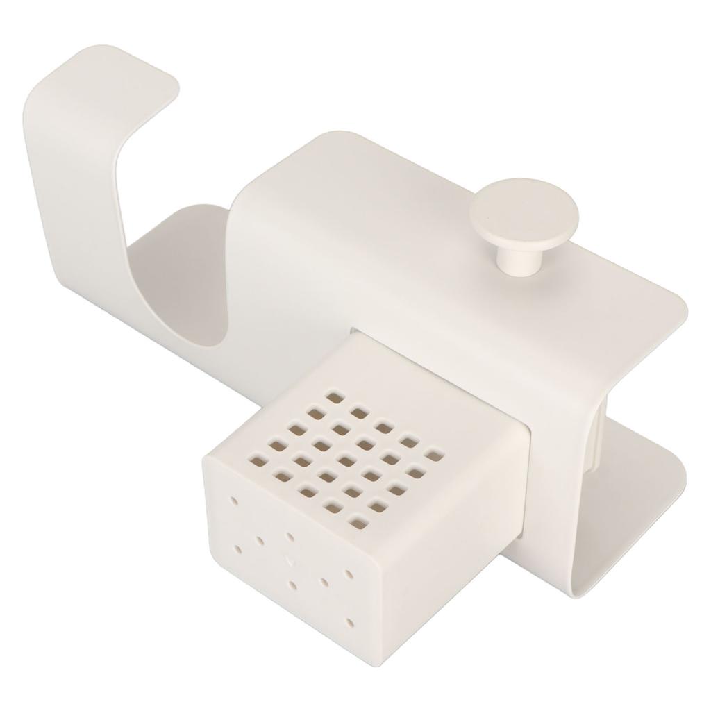 Hair Dryer Holder Punching Wall Mounted Space Saving Hair Dryer Rack with Storage Cup