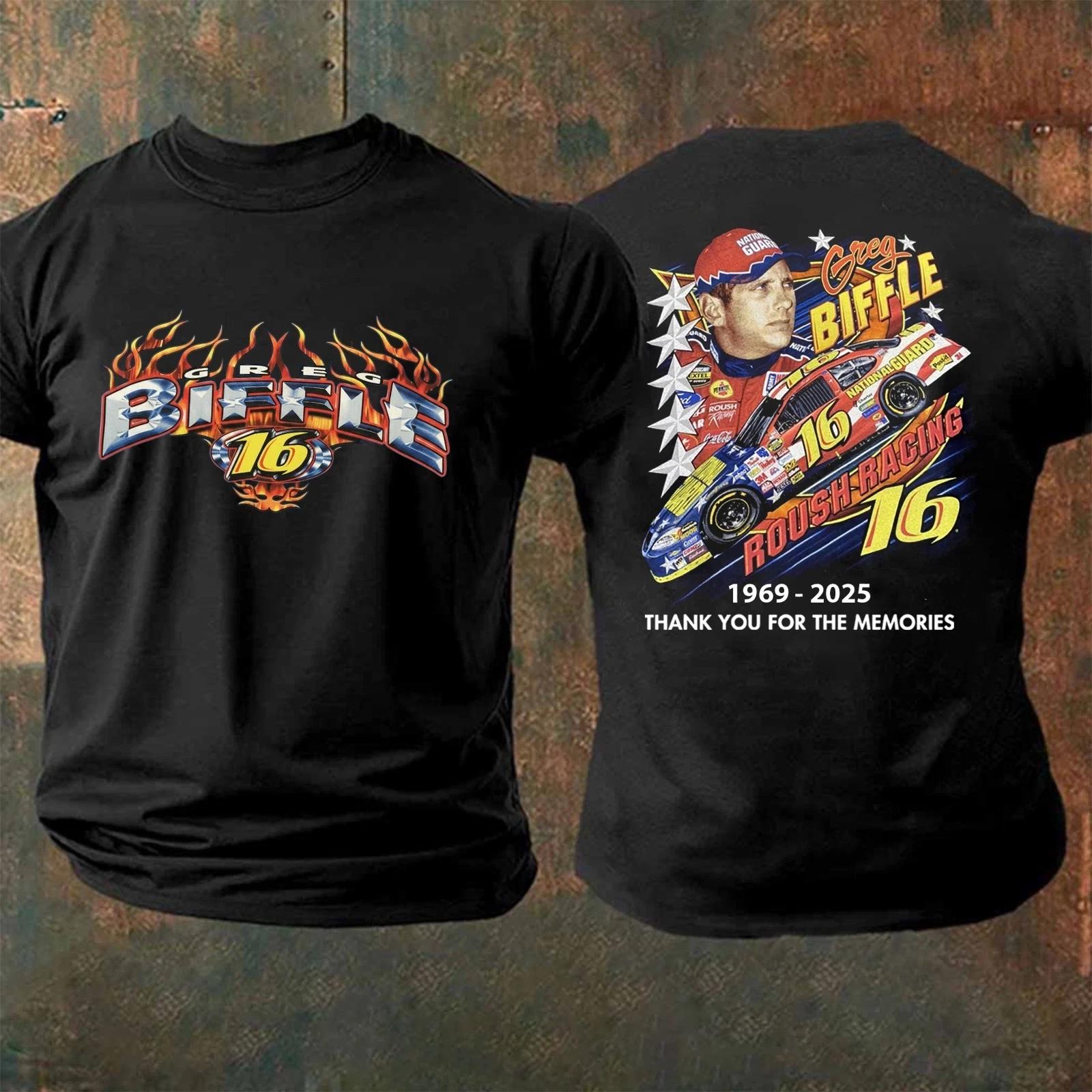 Greg Biffle Roush Racing 1969-2025 Thank You For The Memories TShirt M814 2XL