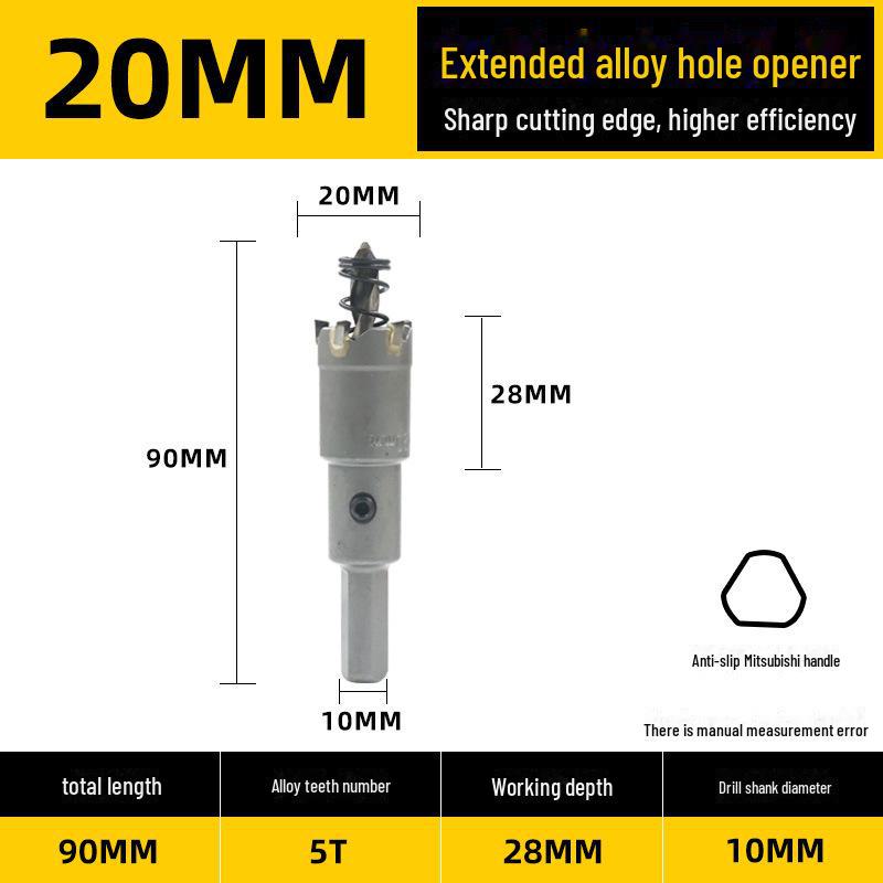 Děrovací vrták z nerezové oceli a slitiny kovu pro tlusté plechy
