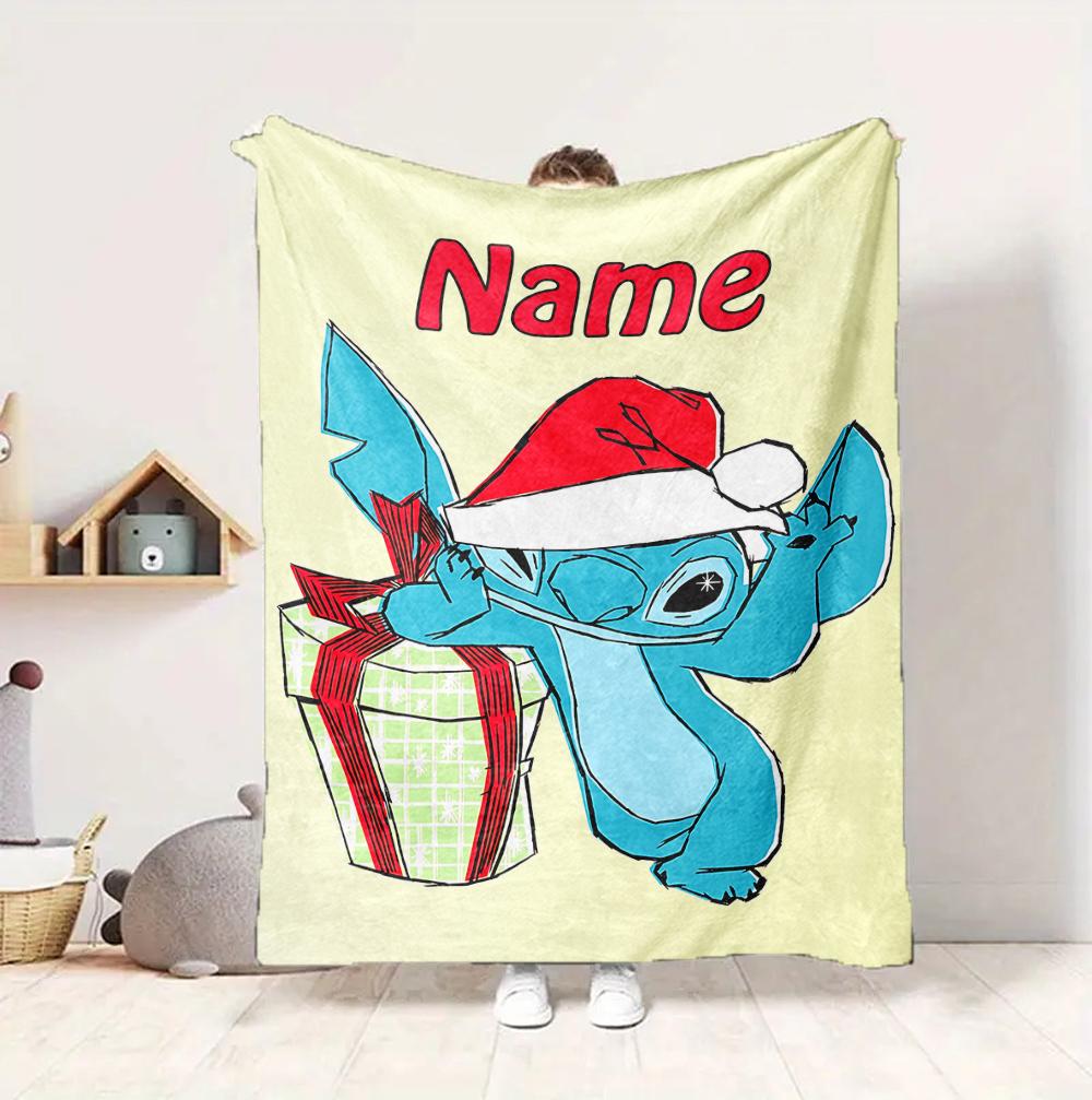 Custom Name Island Adventure Flannel Blanket Throw Blanket Soft Warm Sofa Bed Decor Unique Gift