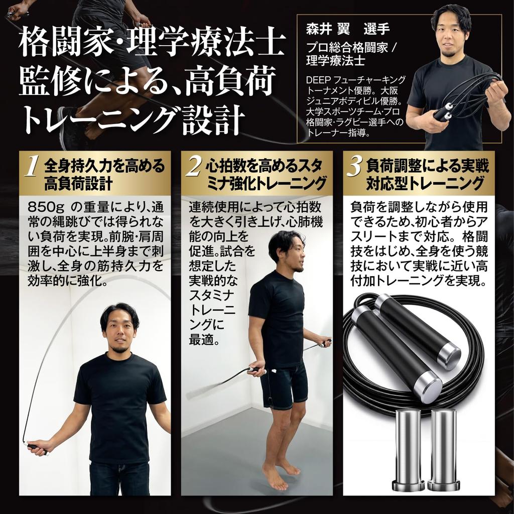 Jumping Rope for Adults for Training [Supervised by Active Professional