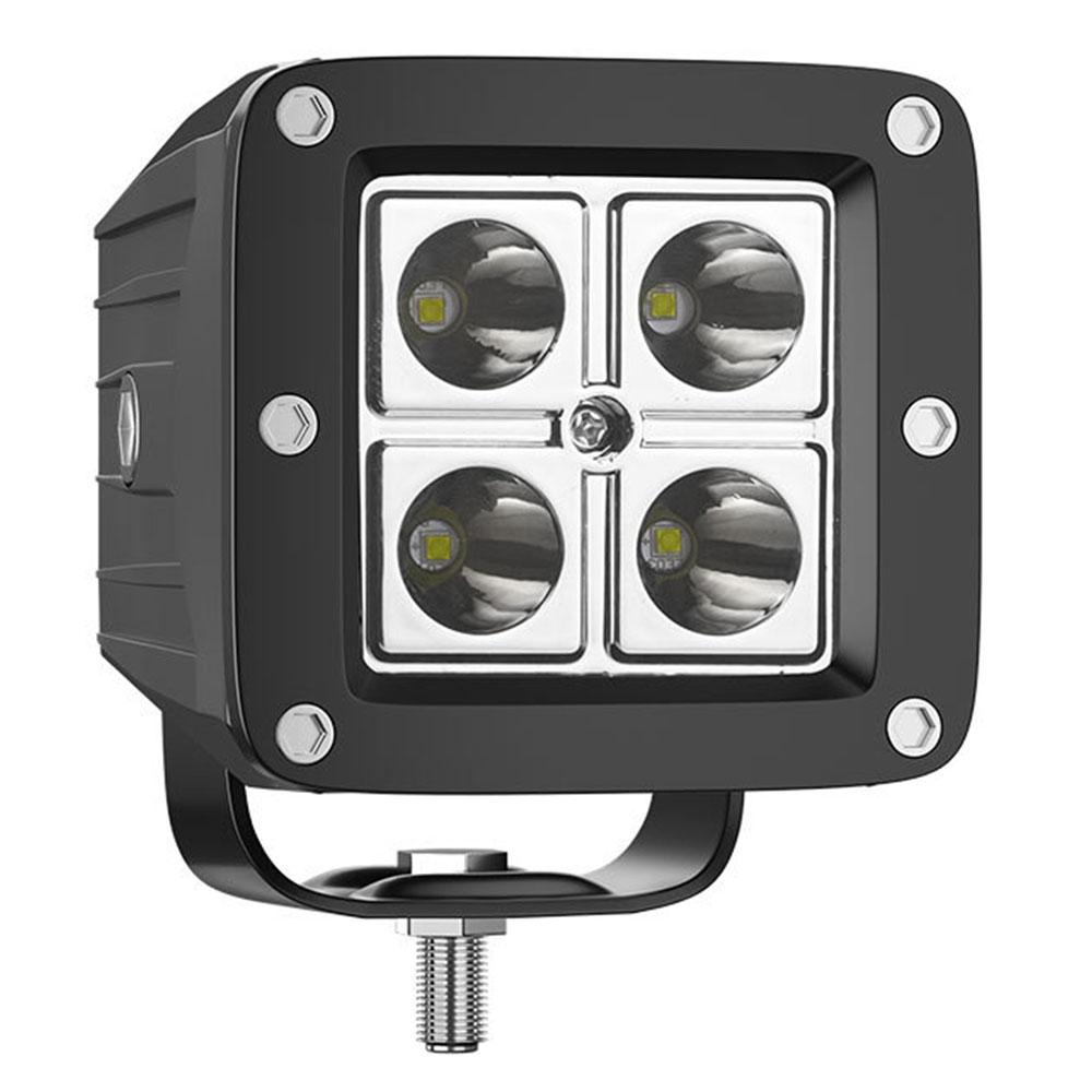 

4-LED 12W Car SUV Off-Road Motorcycle Square Spotlight Waterproof Vehicle Headlight White Light