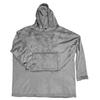 Gray Plush Sweatshirt / Snuddie