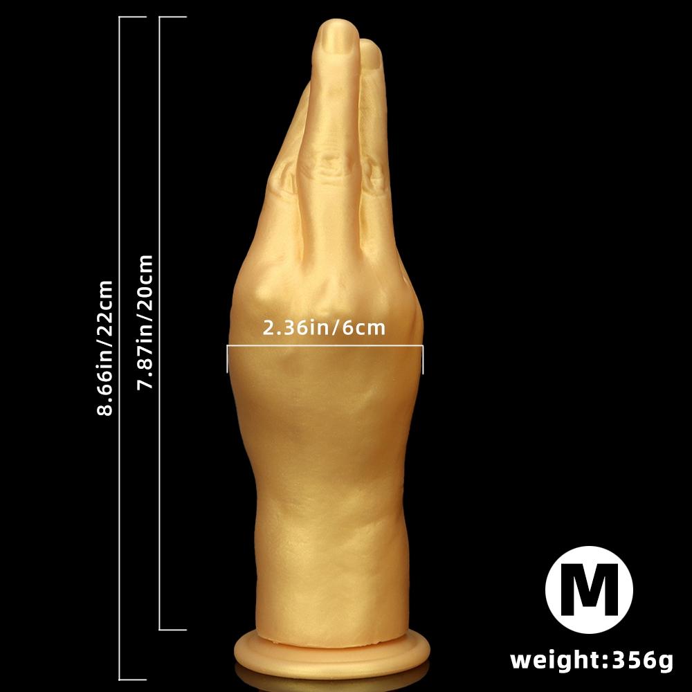 Soft Hand Dildo with Strong Suction Cup Fist Anal Plugs Butt Plug Vaginal or Anal Fisting for Women Men Sex Toys