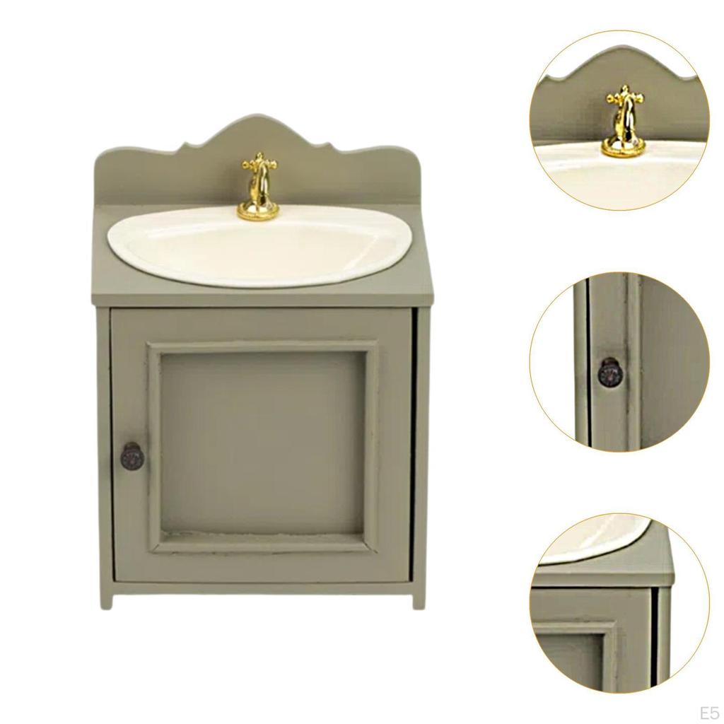 1/12 Bathroom Accessories Mini Bathtub for Dollhouse