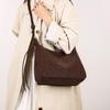 Fall Winter Women's Tote Bag, Faux Suede Crossbody Shoulder Handbag, Spacious & Stylish Purse for Daily Work Bolsa