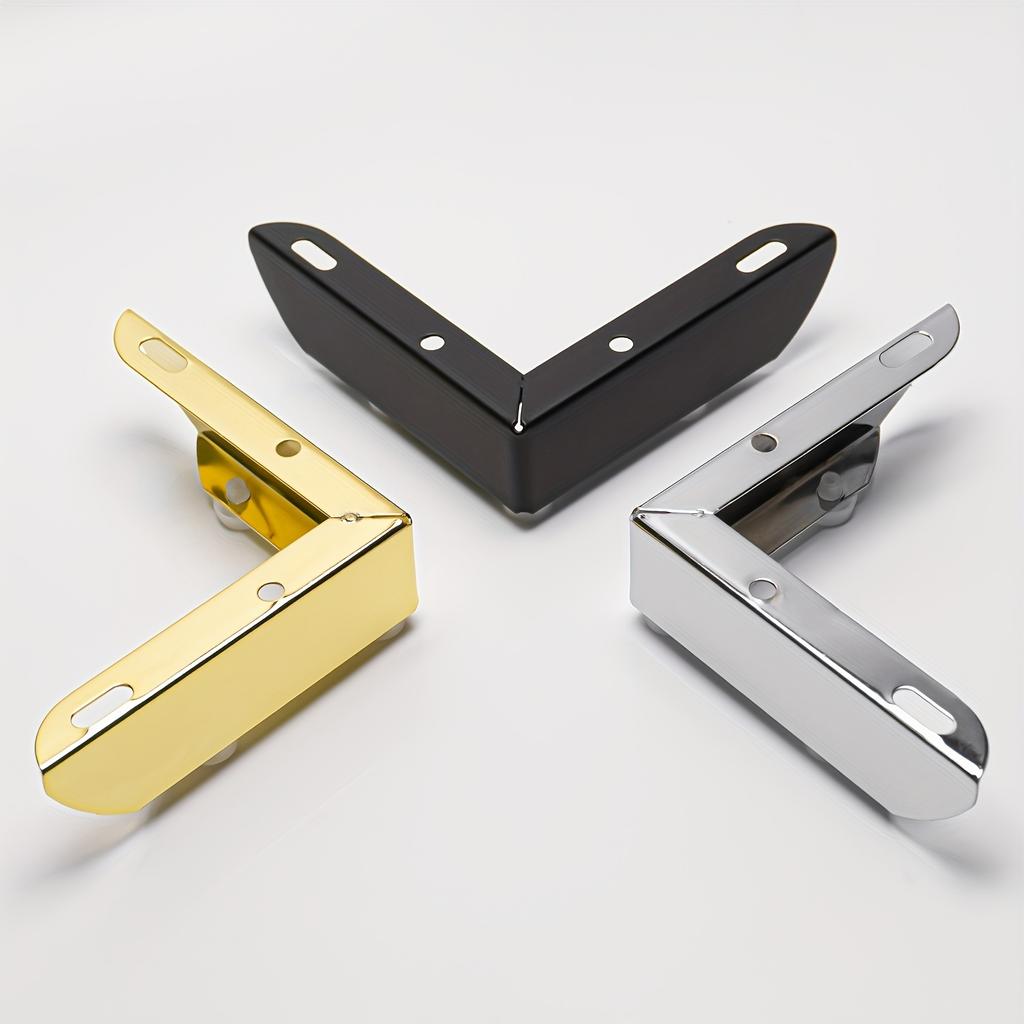 4PCS Simple L-Shaped 2-In-1 Furniture Leg Bedside Table Support Leg for Sofas Beds Tables Hardware Furniture Accessories