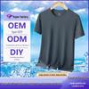Custom Men's Quick-Dry Ice Silk Mesh Sports T-Shirt