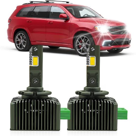 

Fit for Dodge Durango RT SRT GT SXT Sport 2014 2015 2016 2017 2018 2019 2020 D3S Xenon Lights Bulbs, 50000LM 1000% Brightness, High Low Beam Light