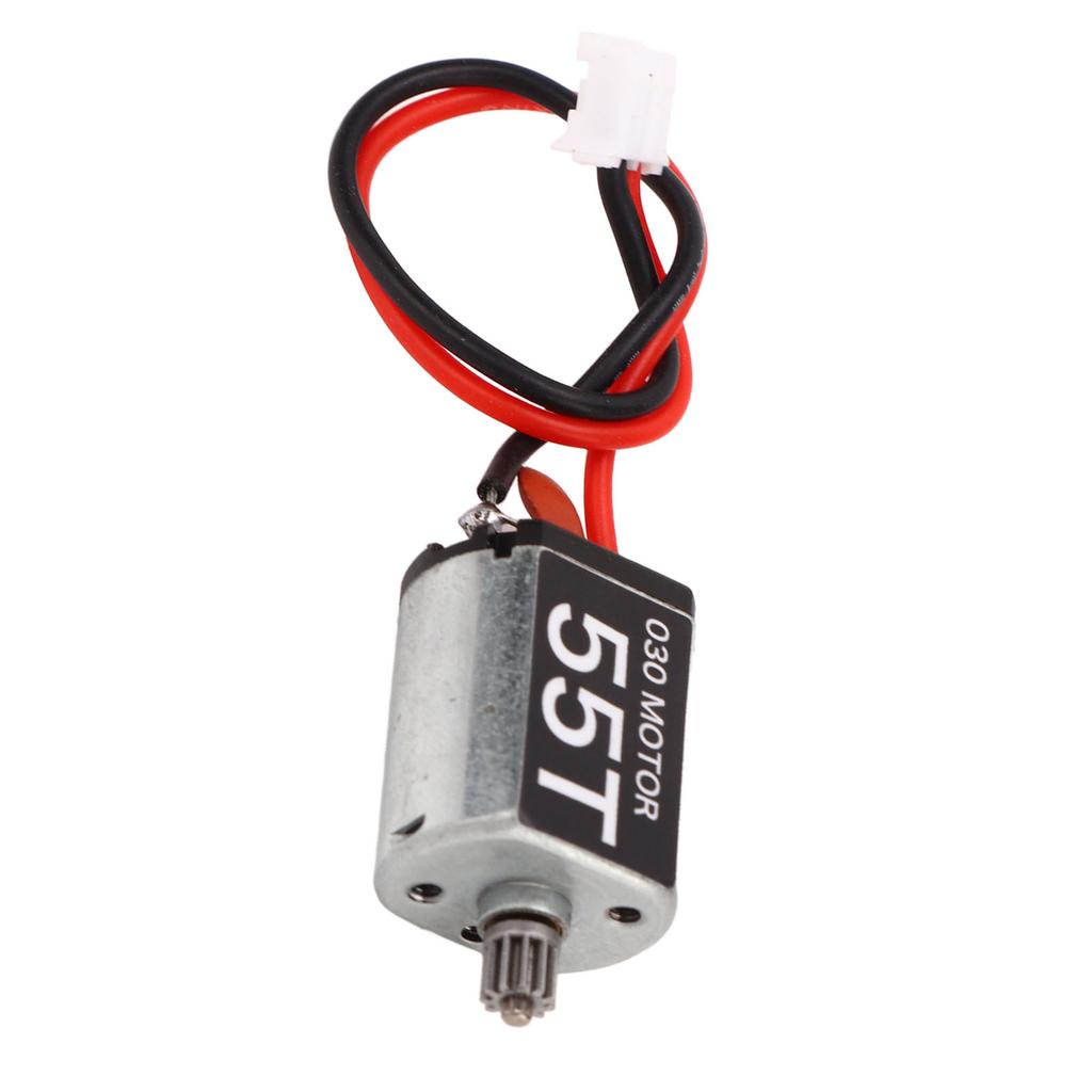 RC Car Motor Metal Low Noise Lightweight 030 55T Brushed Motor with 11T Gear for AXIAL SCX24 1/24