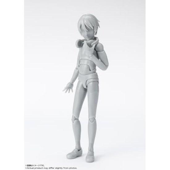 TAMASHII NATIONS S.H. Figuarts Body-kun - School Life Edition DX SET (Gray Color Ver.) Approximately 135mm PVC ABS Movable Figure
