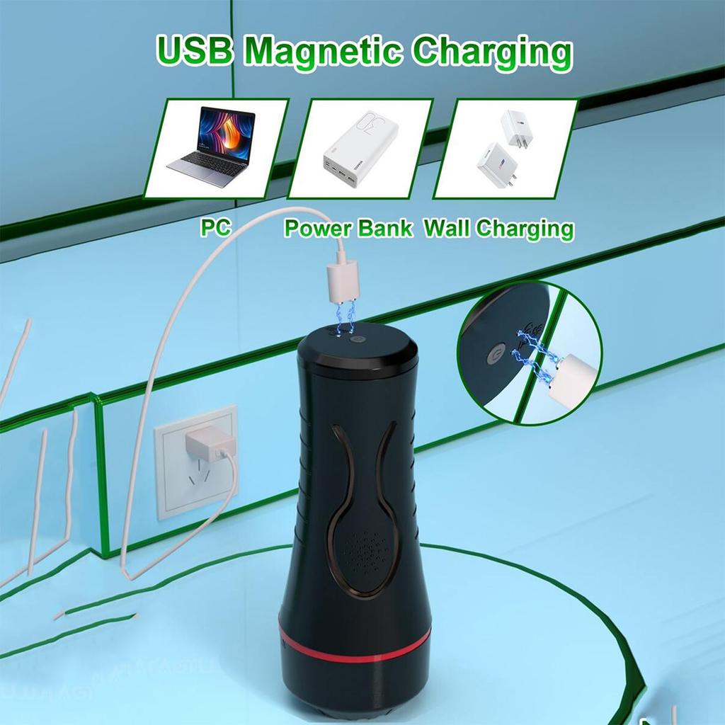 Adult Toys Masturbation Cup Men Masturbator Automatic Masturbation Toy Masturbation Pumps Enlargers Male Sex Toys Vibrator