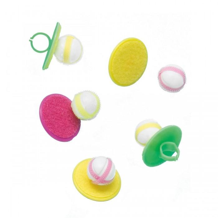 Unique Party Sticky Ball Game Ring Party Favours (Pack of 5) One Size noir