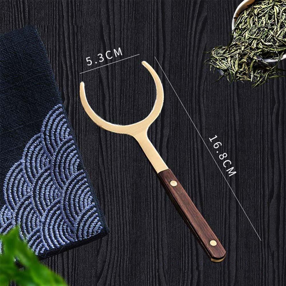 Teeclip aus Holz Hitzebeständige Teezange Nadelset Tragbare Kung Fu Teeutensilien Tee