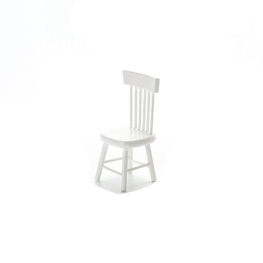 1/12 Dollhouse Accessories Table Furniture Toys Wooden Table Simulation Chair Doll House Decoration
