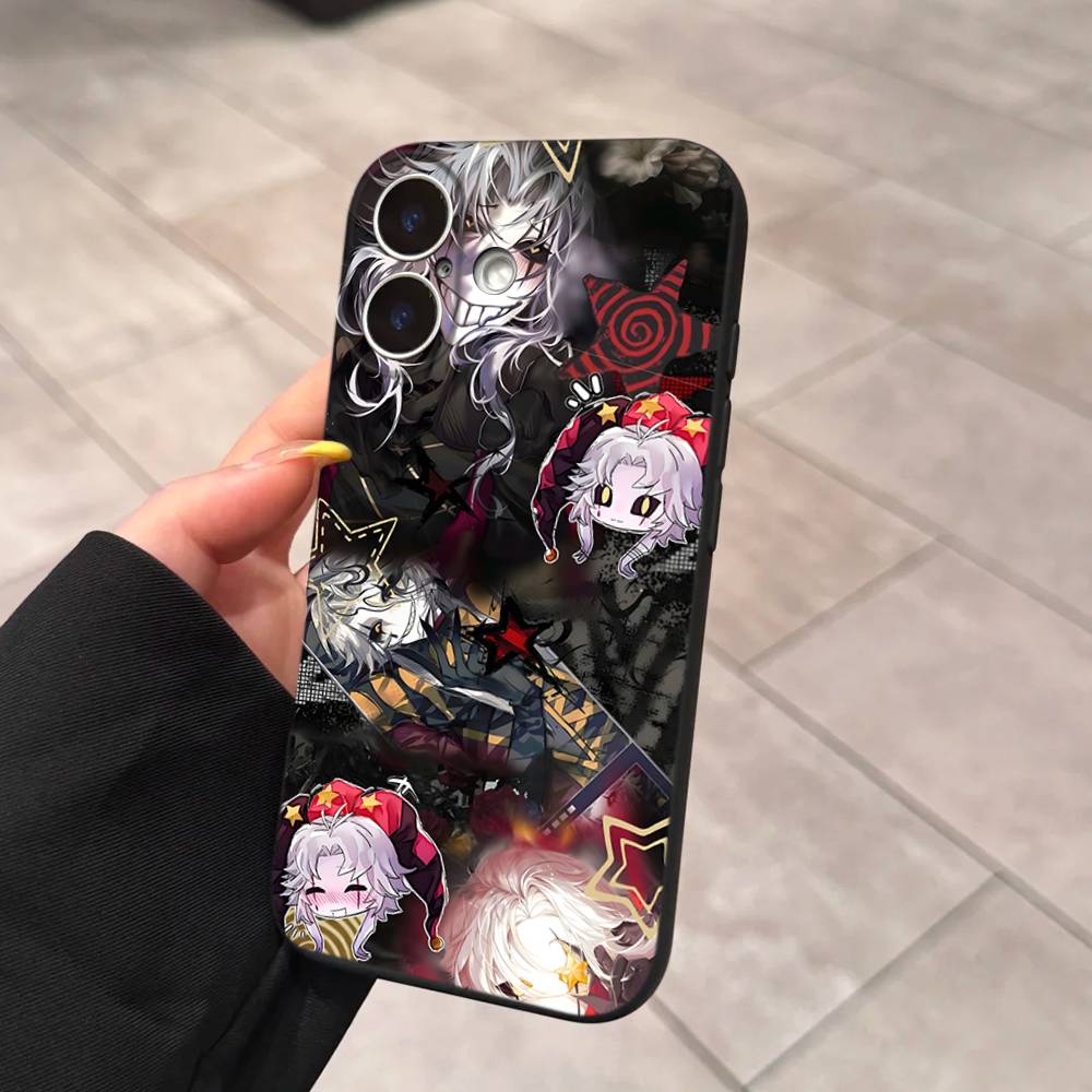The Freak Circus Pierrot Phone Case For IPhone 17 16 14 15 13 12 11 Pro Max Plus Silicone Soft Cover