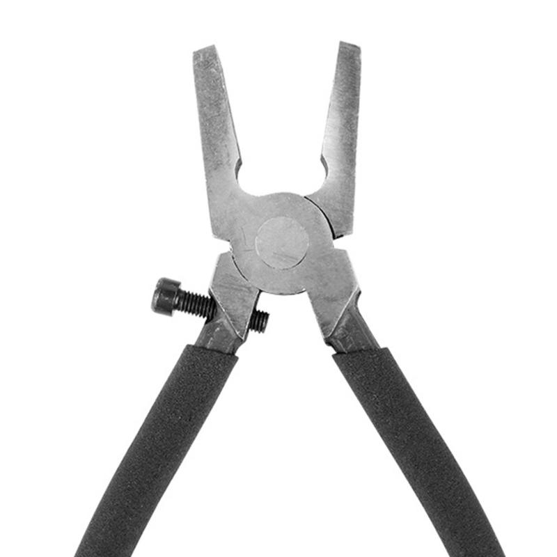 Black Flat Nose Plier Wire Drawing Pliers Jewelry Making Wire Bending Warpping Shaping Handcraft Making Repair Tool