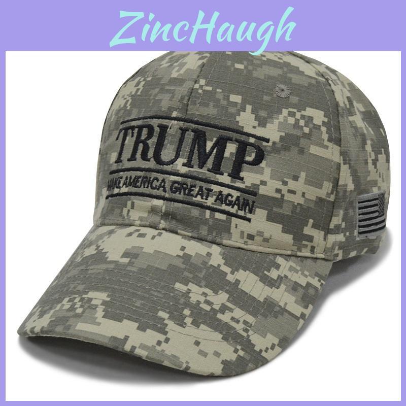 Trump 2020 Donald Camouflage Cap Hat Embroidered Usa Flag Hat Keep America Great